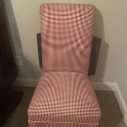 Red Checkered Chair 