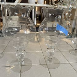 2 Princess house candleholders