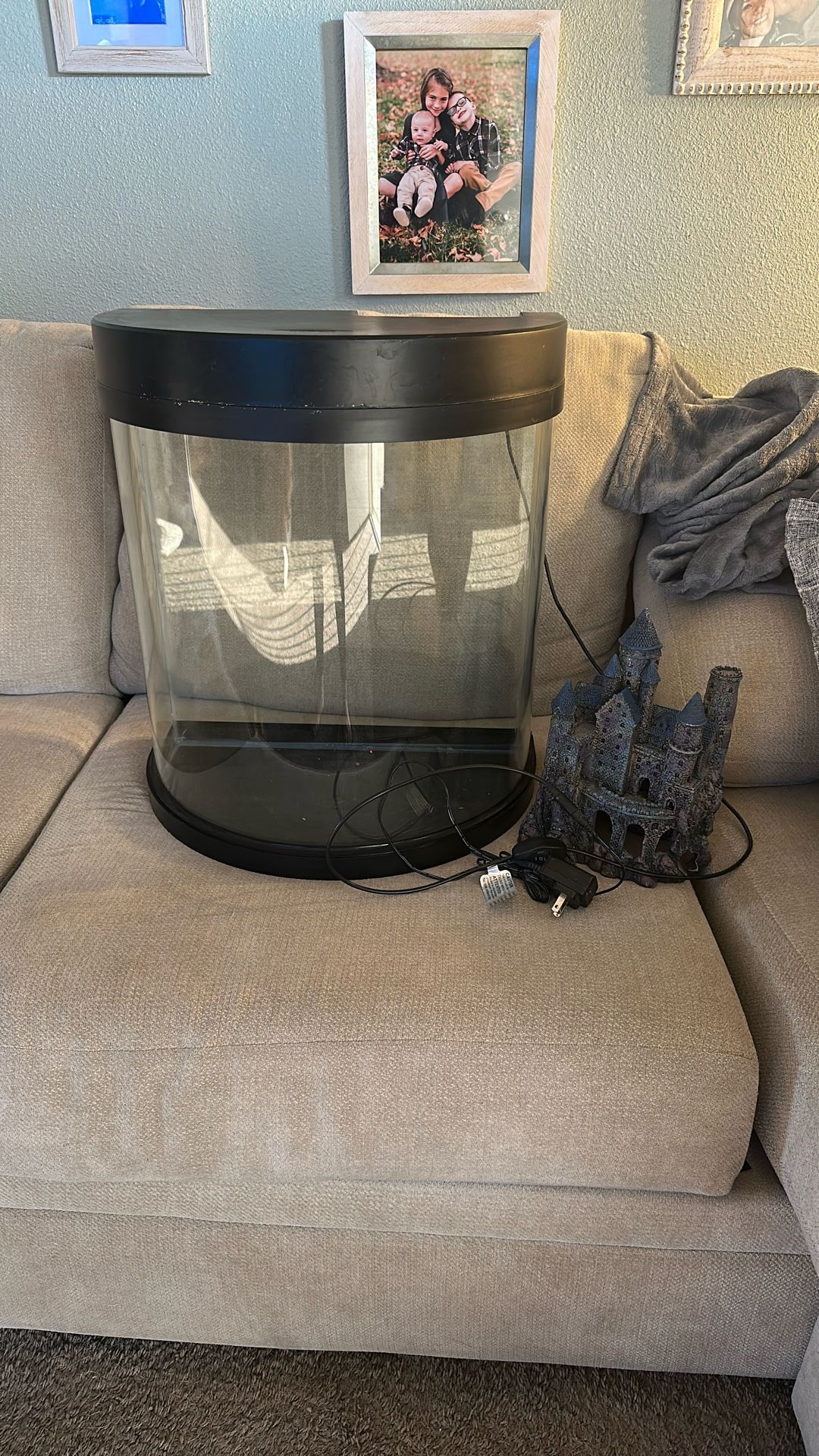Fish Tank And Castle