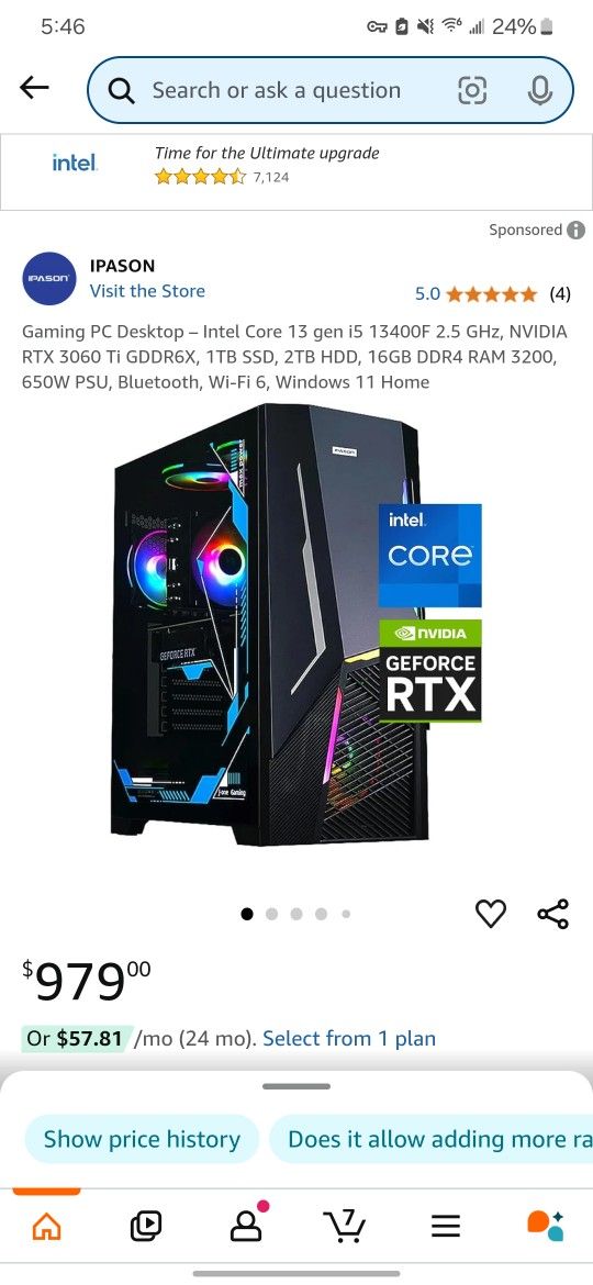 Gaming Pc Setup! Includes Gaming Mouse And Keyboard