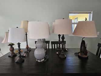 Diferent Lamps.   Lamparas 