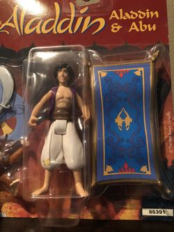💥🧞‍♂️Disney’s Aladdin 💥 5" Action Figure by Mattel 💥 vintage 1992 💥 New in packaging