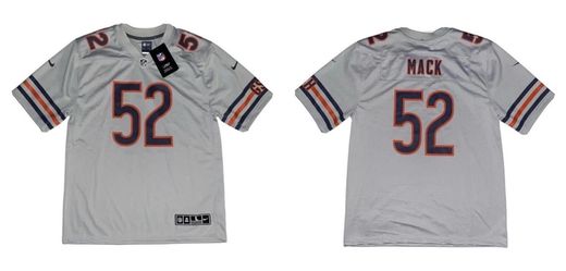 Chicago Bears #52 Mack Nike Gray Jersey Boys Large 14-16 New