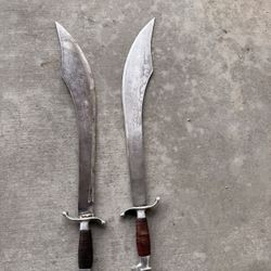 Two Antique Machetes 