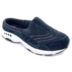 Easy Spirit Traveltime Mule Womens Navy/White Sneakers  Size 8M - New in Box