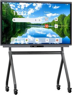 Shiarffe 4K Smart Board 65" inch Smartboard Interactive Whiteboard Touch Display