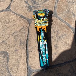 Una Más Amber Lager Tap Handle