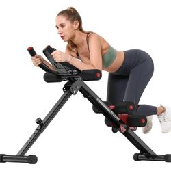 FLYBIRD Ab Workout Equipment, Adjustable Ab Machine