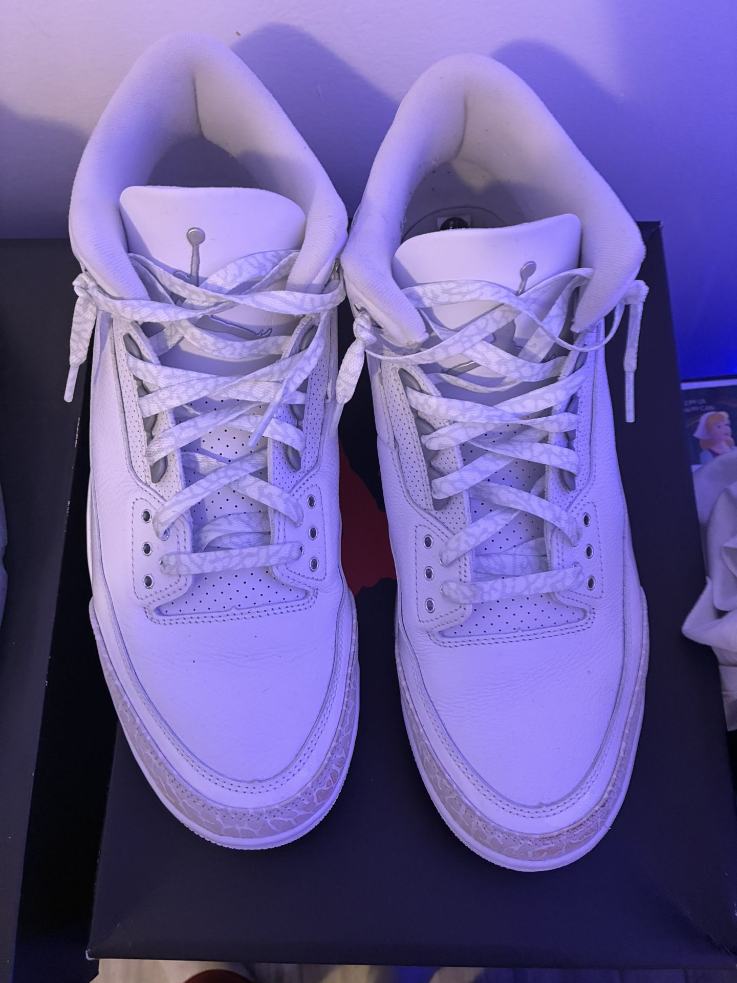 Jordan 3s Pure Money And Grape 5s Both Size Are 13 And Comes With Everything
