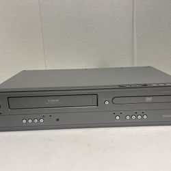 Magnavox DV200MW8 Combo DVD VHS Combo Player Gray Tested And Working No Remote