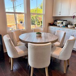 Restoration Hardware Dining Table & Chairs