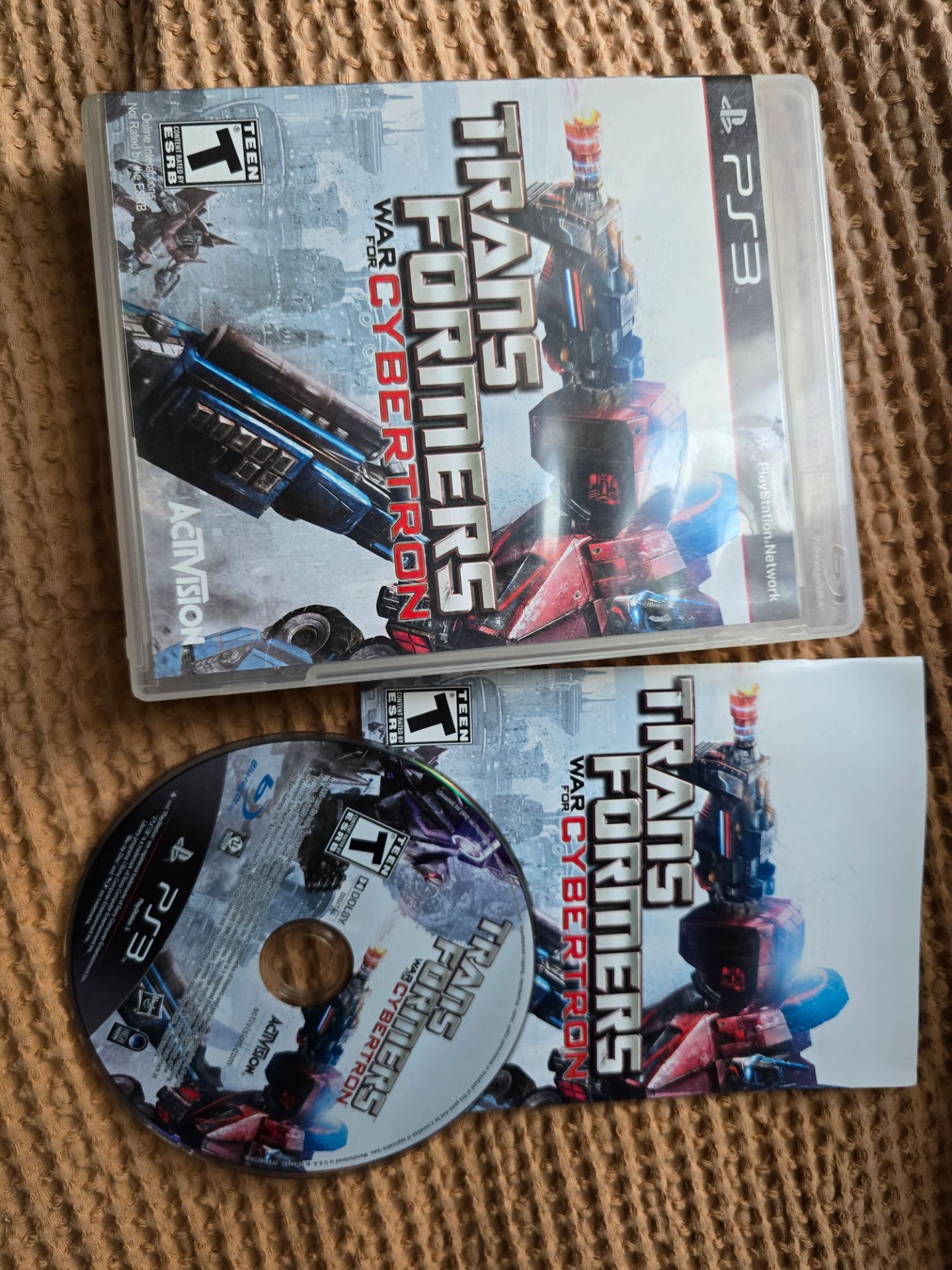 Transformers war for cybertron for Playstation 3