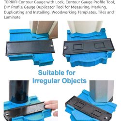 Contour Gauge Duplicator Precise Measurement Of Irregular Shapes For Laminate Wood Tiles etc. 