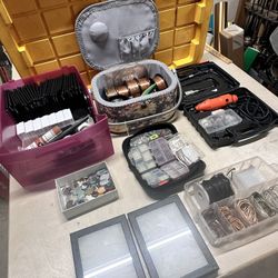 Complete Wire Wrapping Jewelry Kit (selling as lot only)