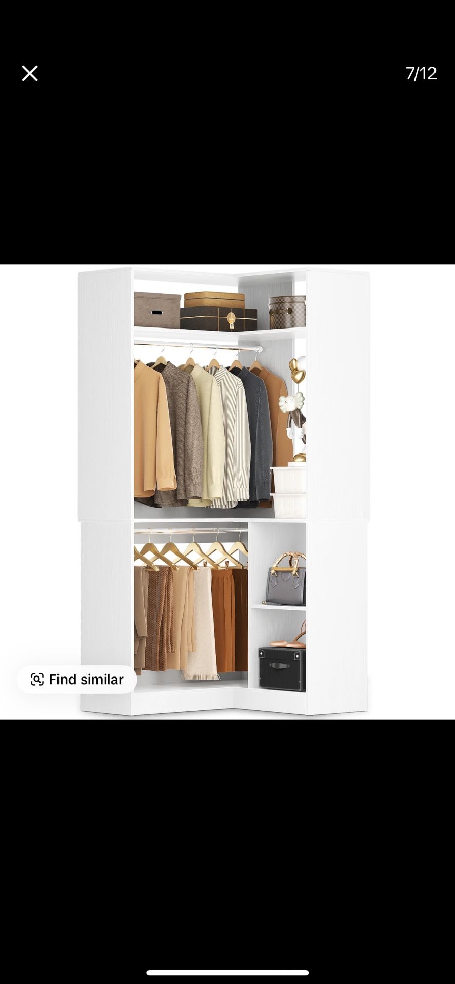 Corner Closet System.