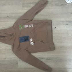 Brown Colorful Hoodie