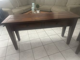The Irish Coast Collection Wood Sofa Table And End Table