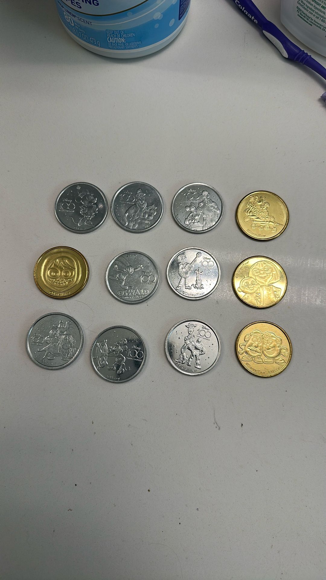 100 Year Anniversary Disneyland Tokens