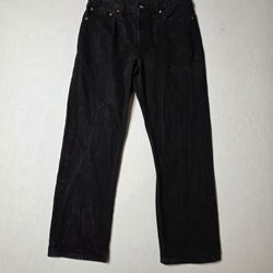 Levi's 501 Premium Men's Jeans W30 L30 Black Button Fly Original Fit Denim
