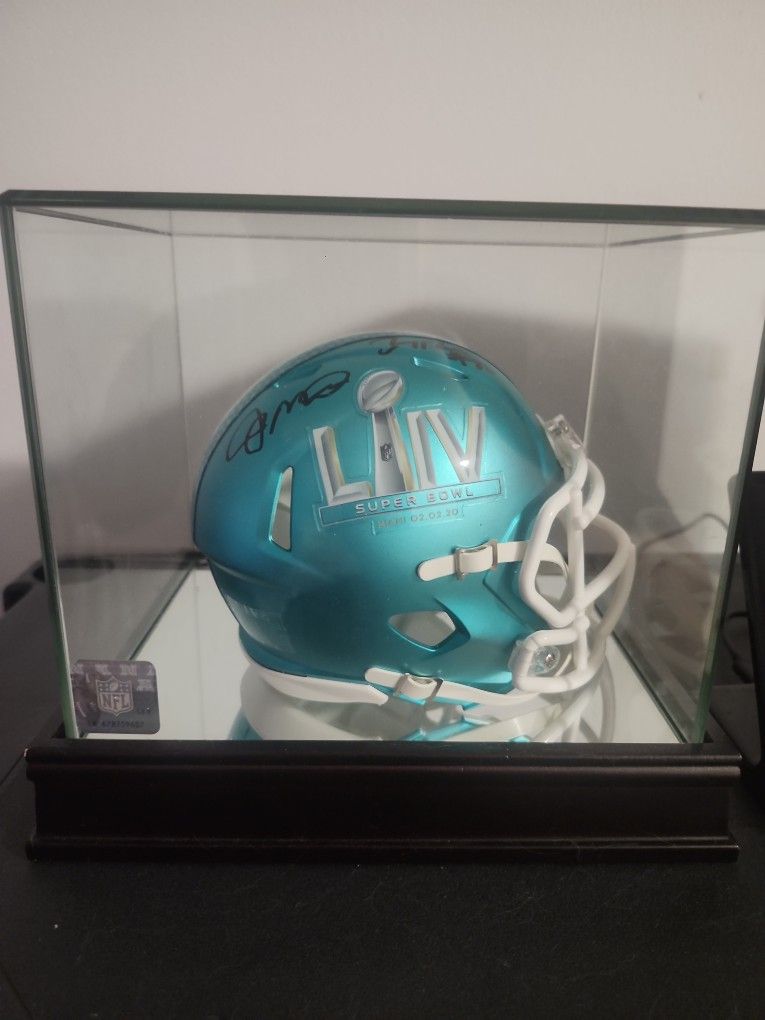 Super Bowl 54 Mini Helmet Signed
