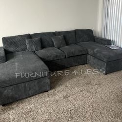 New Dark Gray Sectional