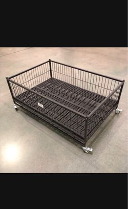 Dog whelp cage size 43 with plastic grid and tray