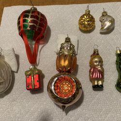 Vintage Collection Of Glass Ornaments