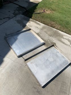 Aluminum shelving out of motorhome