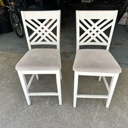 White Bar Stool Chairs 