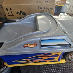 Hot Wheels under bed toy box