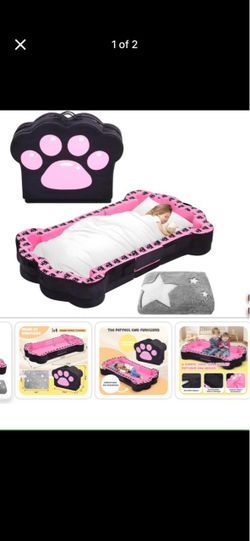 NEW Pink Whiffee Portable Toddler Floor Bed (2 available)