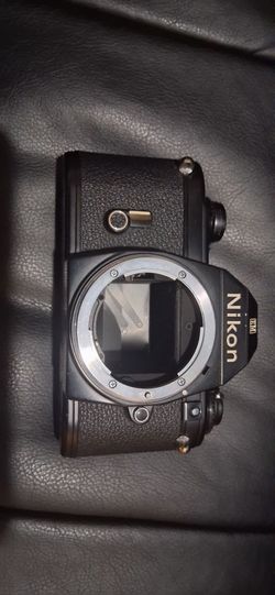 Vintage Nikon 35mm film camera made in Japan