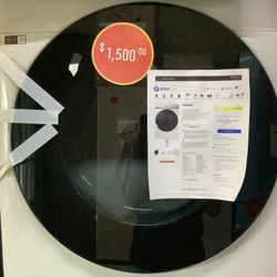 Samsung  7.5-cu ft Stackable Steam Cycle Electric Dryer And Wash (Ivory) ENERGY STAR