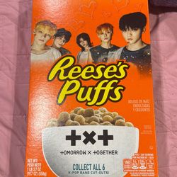 tomorrowxtogether (txt) cereal boxes