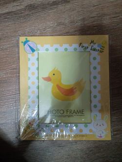 Vintage baby photo frame