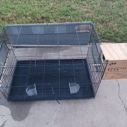 Used Bird Cage With Nesting Box Thumbnail