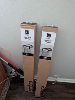 Umbra twilight double curtain rods