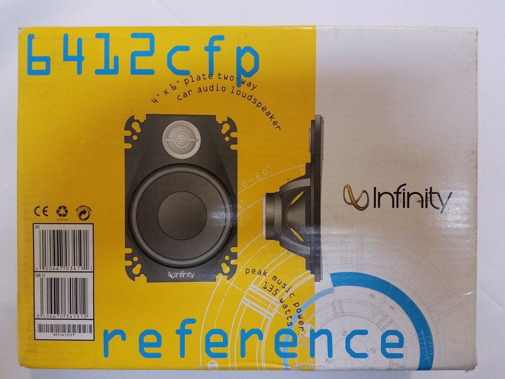 Infinity Reference 6412cfp 4"x6" 2-way plate speakers