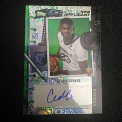 2025-26 Topps Cedric Coward New Applicant Auto /99