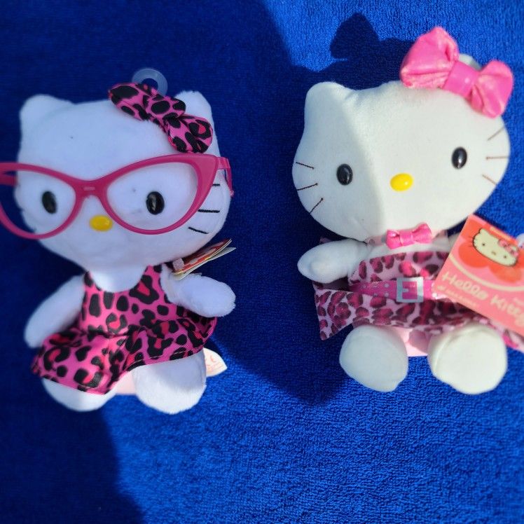 Hello Kitty  Beanie  Baby's Lot Of 2 