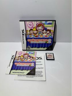 Cooking Mama 2: Dinner with Friends Nintendo DS, Complete In Box / CIB - Tested