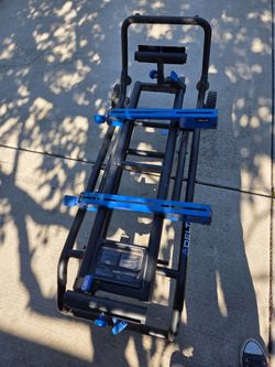 DELTA 
Foldable Mobile Miter Saw Stand with Mounting Braces