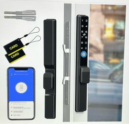 DHIEDAS Smart Fingerprint Sliding Glass Door Lock