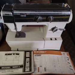 Montgomery Ward Model 1980 Sewing Machine non-working For Parts