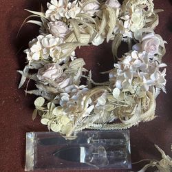 Faux Wreaths And Flower Strands