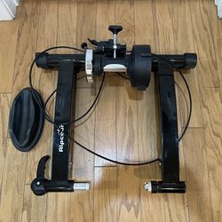 ALPCOUR Bike Trainer Stand for Indoor Riding – Portable Magnetic (Good condition) PICK UP IN CORNELIUS