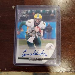2016 Leaf Draft Carson Wentz Rookie Auto