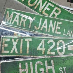 Novelty Street Signs Decoration