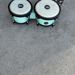 Beautiful 😻 Latin Percussion Discovery Bongo Set - Sea Foam