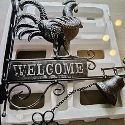 2 Feet X 2 Feet Brand New Iron Welcome Sign